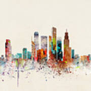 Singapore Skyline Poster