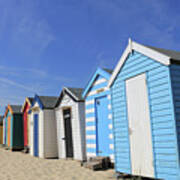 Southwold Beach Huts #2 Poster