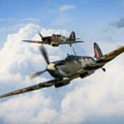 Spitfire And Hurricane #1 Poster