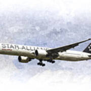 Star Alliance Boeing 777 #1 Poster