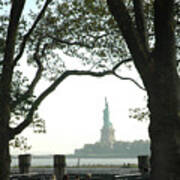 Statue Of Liberty From Ellis Island #1 Poster