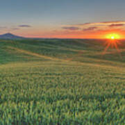 Steptoe Butte Sunset #1 Poster