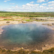 Strokkur Geyser In Iceland #1 Poster