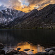Sunset At Convict Lake #1 Poster