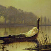 The Lady Of Shalott Poster