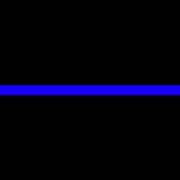 The Symbolic Thin Blue Line Law Enforcement Police #2 Poster
