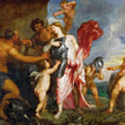 Thetis Receiving The Weapons Of Achilles From Hephaestus #1 Poster