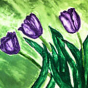 Three Pretty Tulips #1 Poster