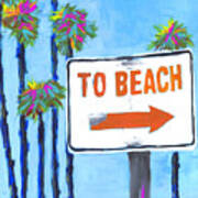 To The Beach #1 Poster