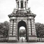 Trinity College Campanille - Sepia Toned Poster