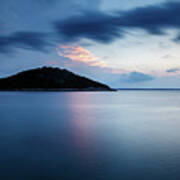 Veli Osir Island At Dawn, Losinj Island, Croatia. #1 Poster