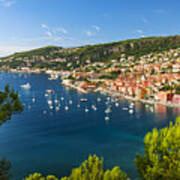 Villefranche-sur-mer And Cap De Nice On French Riviera 2 Poster