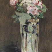 Flowers In A Crystal Vase #11 Poster