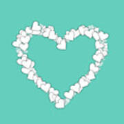 Love Heart Valentine Shape #11 Poster