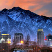 Salt Lake City Skyline #11 Poster