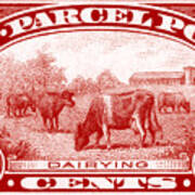 1913 Dairy Industry Stamp Poster