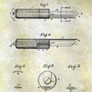 1920 Paring Knife Patent Poster