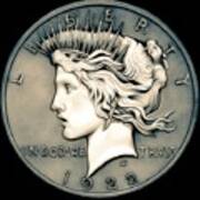 1922 Ghost Peace Dollar Poster