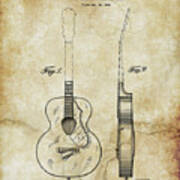 Gretsch Guitar Patent Poster