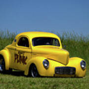 1941 Willys Coupe Dragster Poster