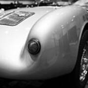 1955 Porsche 550 Rs Spyder . Black And White Photograph . 7d9453 Poster