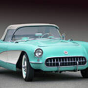 1956 Chev Corvette Poster