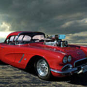 1962 Corvette Dragster Poster