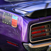1970 Plymouth Aar Cuda Plum Crazy Purple Poster
