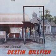 1979 Destin Billfish Tournament Poster