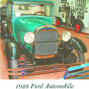 1928 Ford Automobile #2 Poster