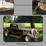 1933 Dodge Vintage Classic Car Automobile Photographs Fine Art P #2 Poster