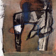Abstract Figure In Landscape #2 Poster