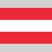 Austria Flag #2 Poster