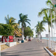 Chetumal Dock And Boats #2 Poster