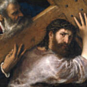 Christ Carrying The Cross #4 Poster