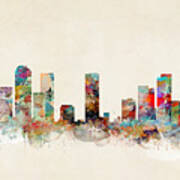 Denver Colorado Skyline #2 Poster
