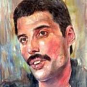 Freddie Mercury Portrait #2 Poster