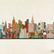 Las Vegas Skyline #2 Poster