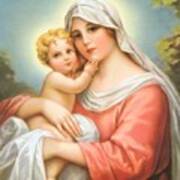 Mary And Baby Jesus Poster