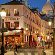 Montmartre Twilight Ii Poster