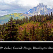 Mt. Baker, Cascade Range, Late Afternoon #2 Poster