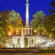 The Angel Of Peace Monument In Munich #2 Poster