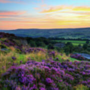 Norland Moor Sunset #7 Poster