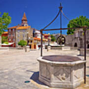 Zadar Five Wells Square And Historic Architecture View #2 Poster