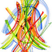 2010 Abstract Drawing Seven Poster