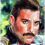 Freddie Mercury Portrait Poster