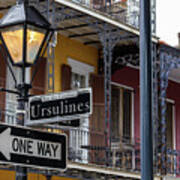 French Quarter Cityscape #3 Poster