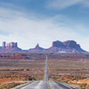 Monument Valley National Park In Arizona, Usa #3 Poster