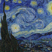 The Starry Night By Van Gogh Poster