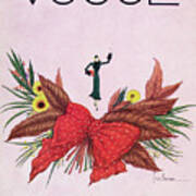 A Vintage Vogue Magazine Cover Of A Woman #33 Poster